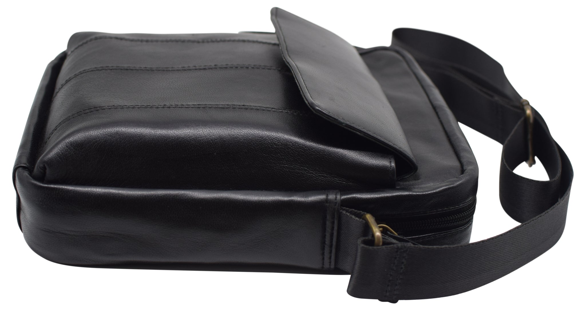 crossbody ipad travel bag Mens Crossbody Bag Genuine Leather Man Shoulder Handbag for iPad Tablets, Travel, Cycling, Hiking, Office, Business