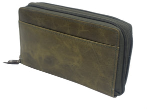 Women rfid blocking usa series wallet leather zip around phone clutch large travel purse wristlet-menswallet