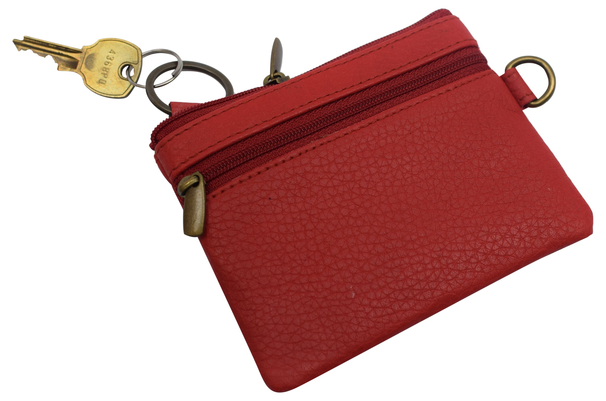 Saint Laurent Gaby Leather Coin Pouch Key Ring | Nordstrom