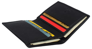 Slim Minimalist Wallets For Men & Women - Genuine Leather Credit Card Holder Front Pocket RFID Blocking Wallet-menswallet
