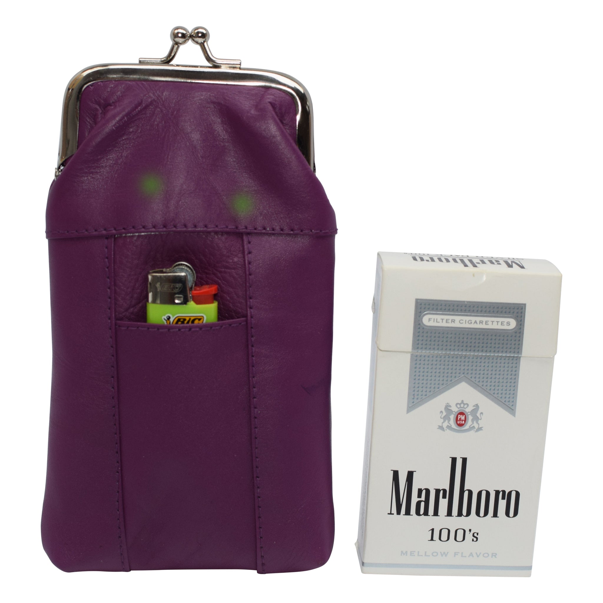 cigarettes pocket Neoprene Cigarette Pouch with Made of genuine leather Lucky Strike Cigarettes Pocket Travel