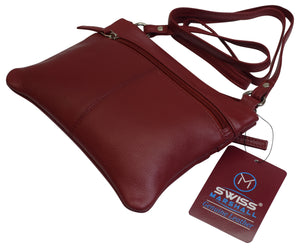 Women's Genuine Leather Handbag Cross Body Bag Shoulder Bag Organizer Mini Purse-menswallet