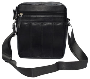 Mens Genuine Leather Shoulder Messenger Bag for Men Adjustable Shoulders Sling Crossbody Bags for Travel Work Business Handbag-menswallet