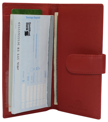  Access Denied Genuine Leather Checkbook Cover For Women & Men -  Checkbook Holder For Duplicate Checks Card Wallet RFID : Clothing, Shoes &  Jewelry