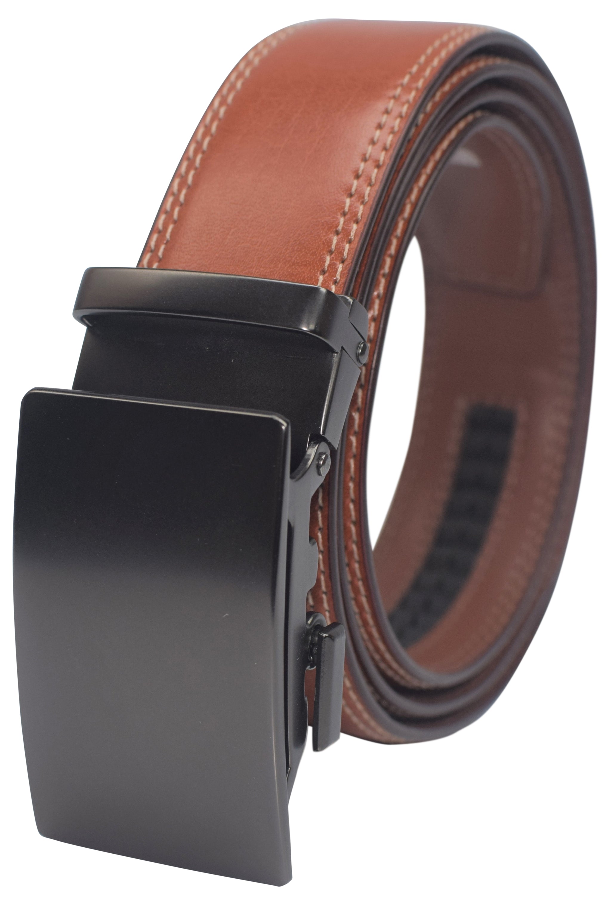 Men's Genuine Leather Belt Automatic Buckle Business Suit Waist