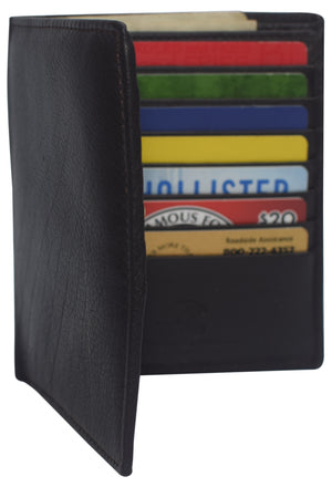 Men's RFID Cow Leather European Bifold Wallet Hipster 1 ID Window by Marshal-menswallet