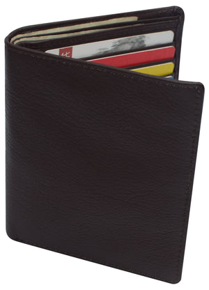 Swiss Marshall RFID Men's Slim Bifold Hipster Premium Leather Euro Wallet-menswallet