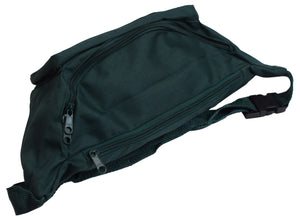 Green Large Size Nylon Fanny Pack Adjustable Waist Pouch Casual & Travel-menswallet