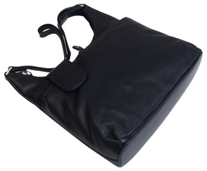 Small Ladies Purse Genuine Leather Multi-Pocket Shoulder Bag for Women-menswallet