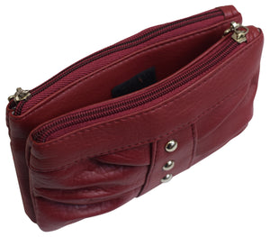 Womens Genuine Leather Fashion Small Purse Handbag Coin Wallet Ladies-menswallet