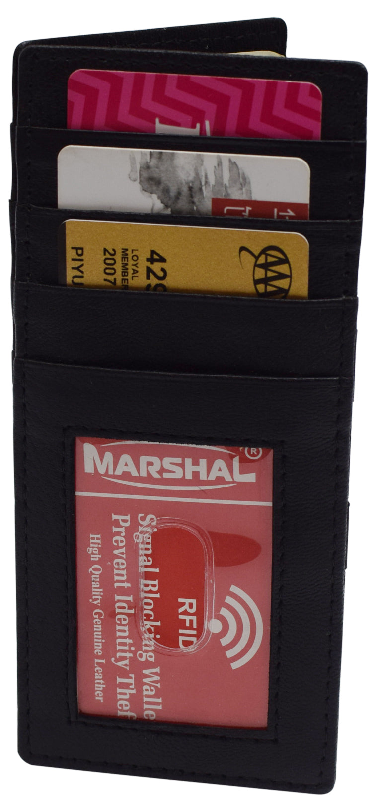 WEST - Magic Wallet - ORIGINAL (Schwarz-Blau) - SlimWallet mit Münzfach WEST - Magic Wallet - ORIGINAL (Schwarz-Blau) - SlimWallet mit Münzfach