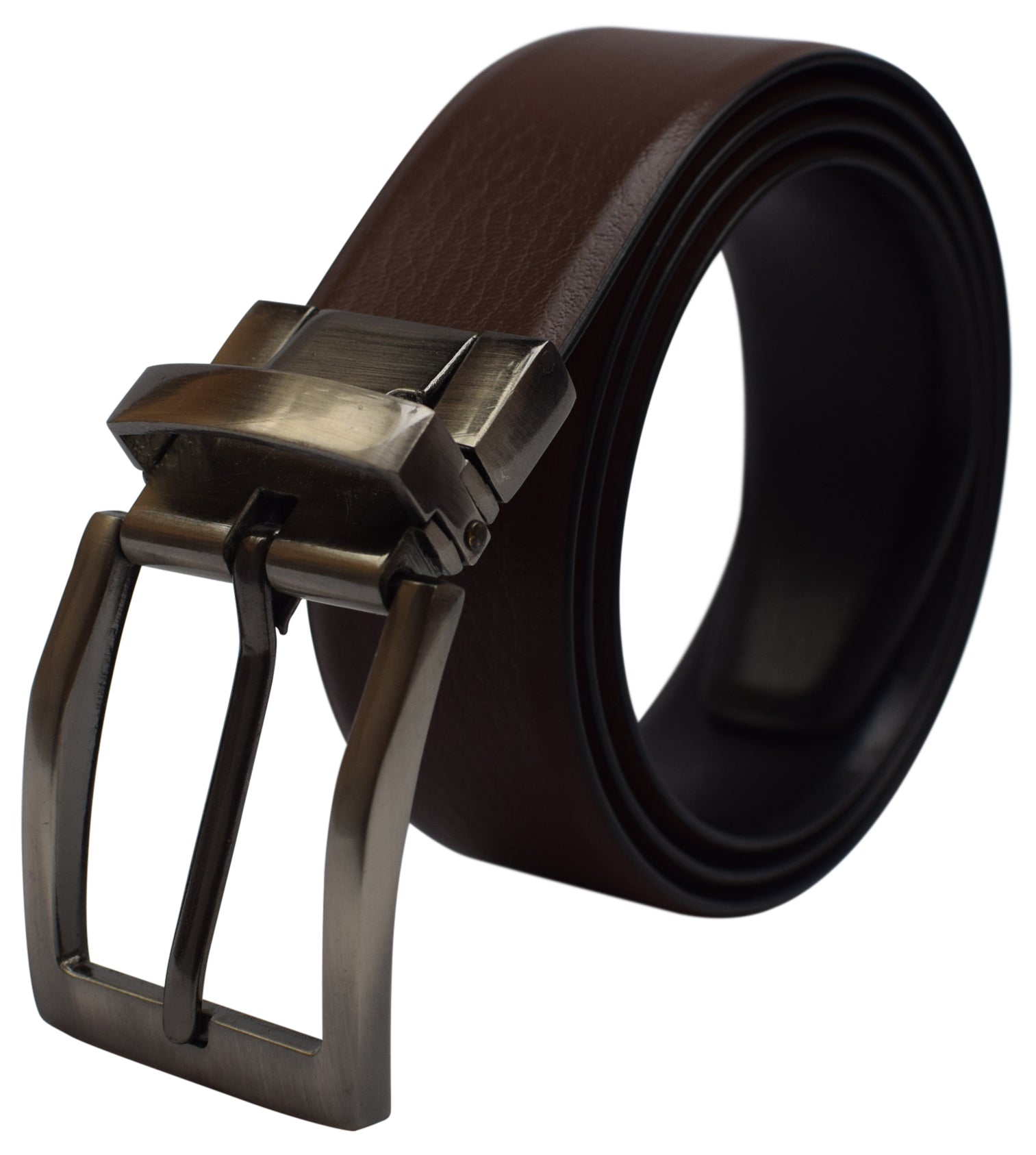 Marshal Men's Leather Reversible Belt 1.25" For Mens Casual Golf Dress,One Belt Reverse For 2 Sides Black/Brown 36" Marshal Men's Leather Reversible Belt 1.25" For Mens Casual Golf Dress,One Belt Reverse For 2 Sides Black/Brown 36"