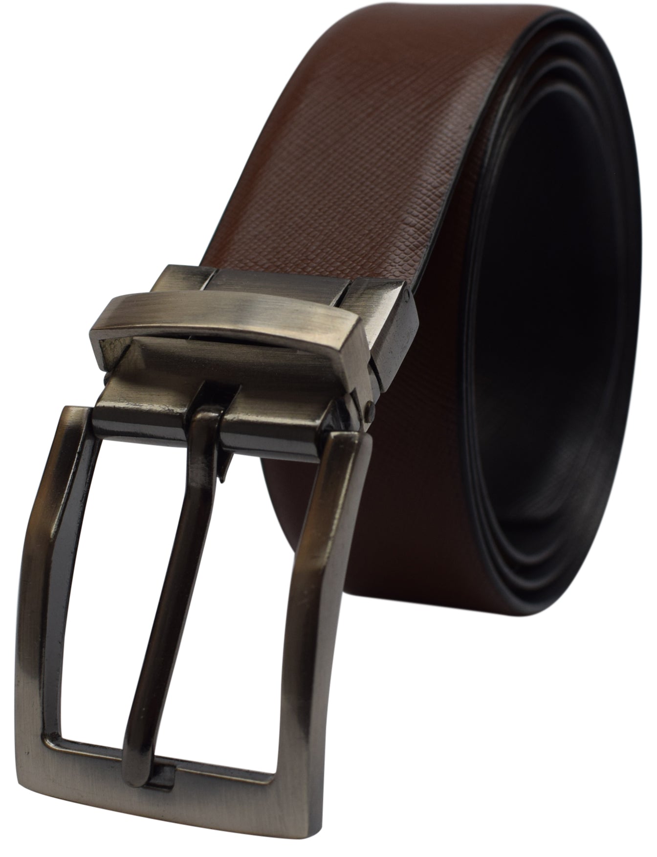 Men's Reversible Leather Belt 1.4" Wide Black & Brown Rotating Buckle Classic Style Dress Belt Jean Belt For Men 40" Men's Reversible Leather Belt 1.4" Wide Black & Brown Rotating Buckle Classic Style Dress Belt Jean Belt For Men 40"