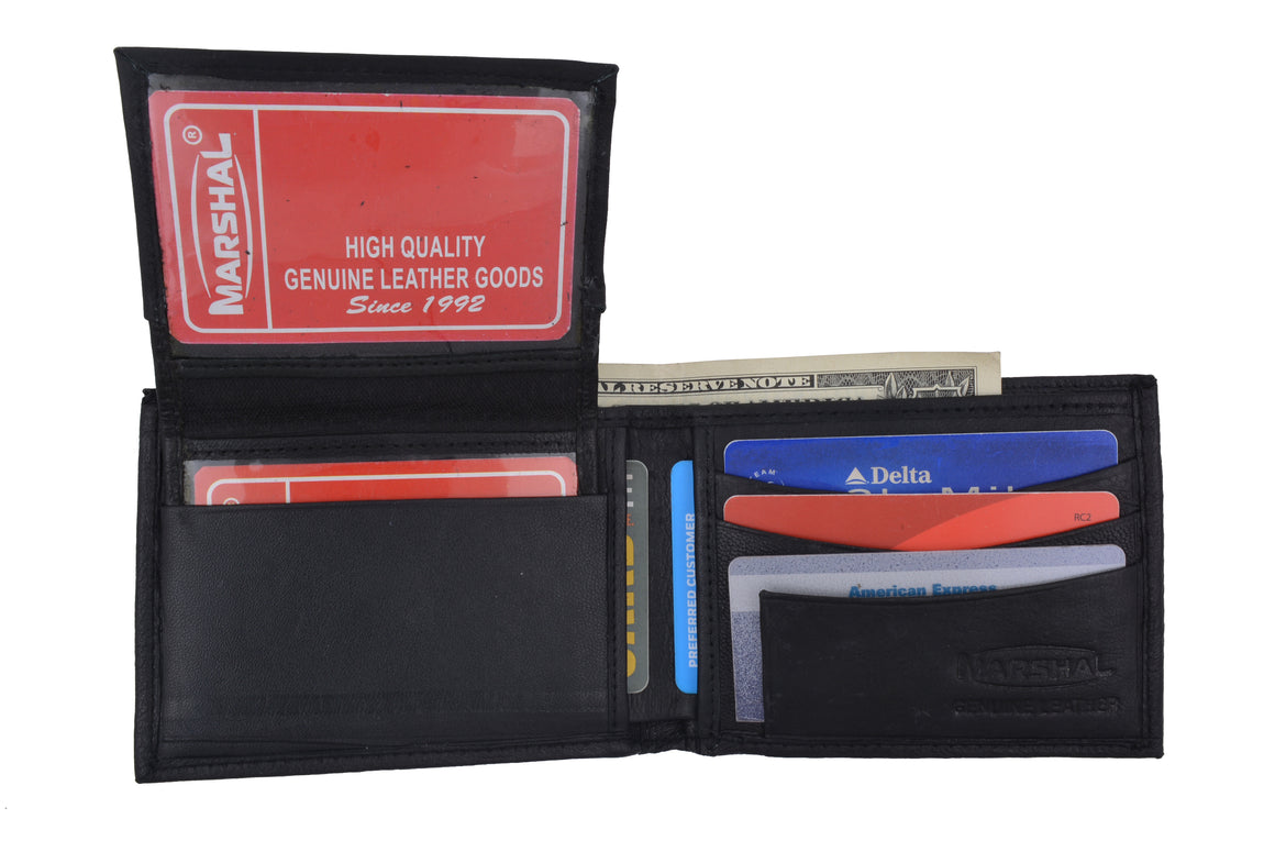 Soft Leather Bifold Mens Wallet W/Removable ID 1633 - wallets for men's at mens wallet