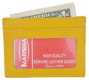 Slim and Sleek Genuine Leather Credit Card Holder with ID Window 270 CF-menswallet
