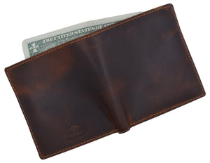 Men's Leather Big Hipster Bifold Wallet USA Series RFID Blocking-menswallet