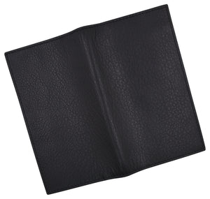 RFID Unisex Checkbook cover-Duplicate Checks Premium Soft Quality Leather-menswallet