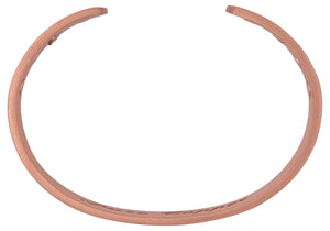 Pure Copper Magnetic Healing Plain Bracelet for Arthritis, Carpal Tunnel & Joint Pain-menswallet