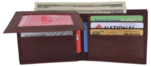 Bifold Men's RFID Blocking Genuine Leather Credit Card ID Wallet-menswallet