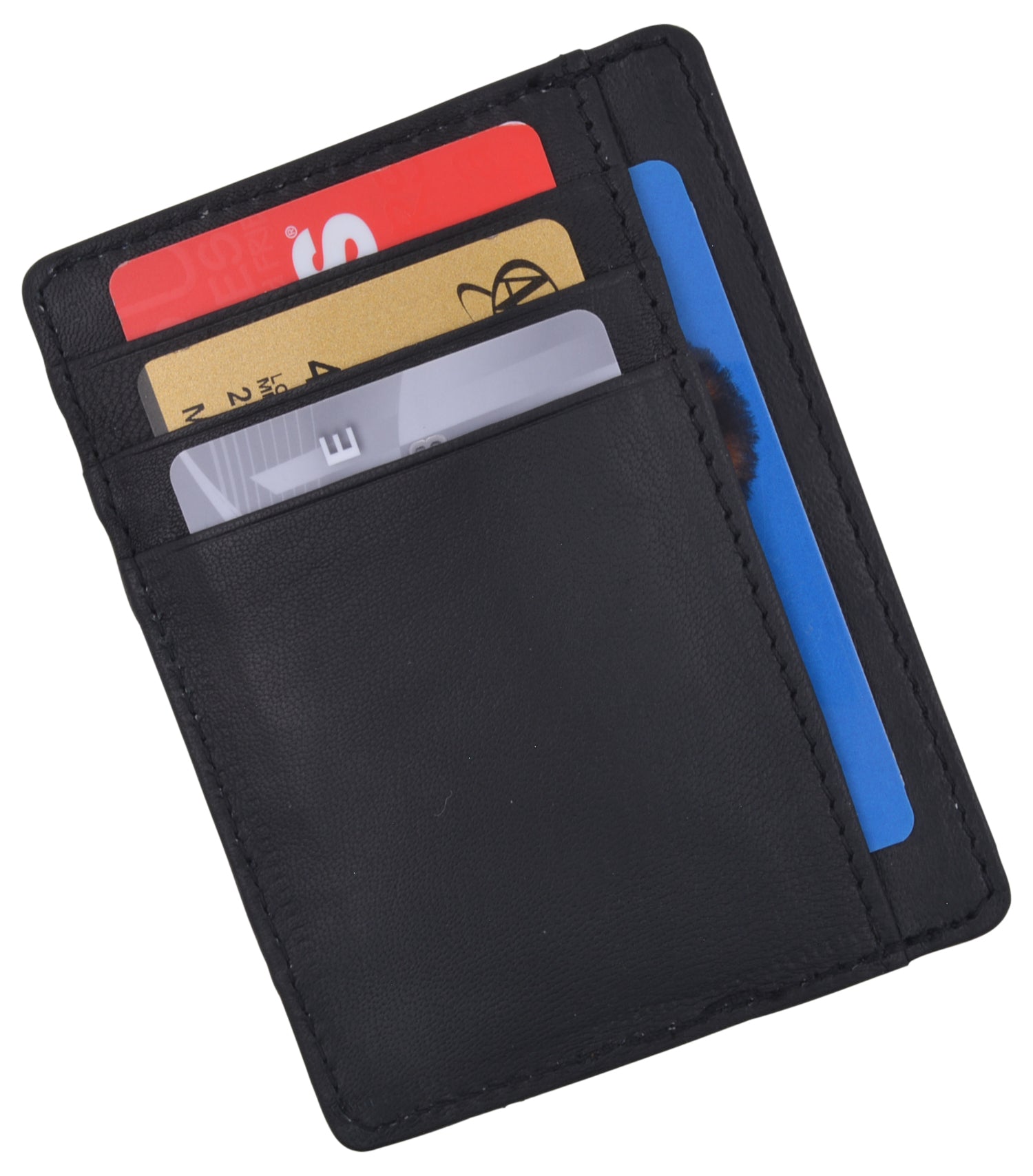 Genuine Leather Slim Card Holder Wallets For Men - Minimalist Rfid Blocking Marshal, Adult Unisex, Size: One size, Brown Genuine Leather Slim Card Holder Wallets For Men - Minimalist Rfid Blocking Marshal, Adult Unisex, Size: One size, Brown