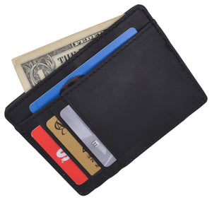 Slim Minimalist Wallets For Men Women - Leather Front Pocket Thin Mens Wallet RFID Credit Card Holder Gifts For Men-menswallet