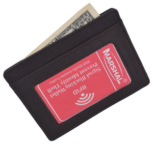 Slim Wallet RFID Front Pocket Wallet Minimalist Secure Thin Credit Card Holder-menswallet