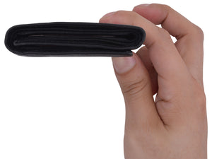 Slim Men's RFID Security Blocking Slim Trifold Credit Card ID Leather Wallet-menswallet