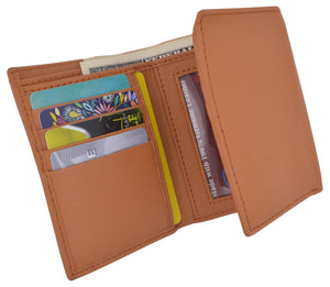 Men's Classic Trifold RFID Security Blocking Slim Credit Card ID Premium Leather Wallet-menswallet