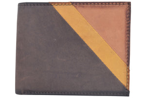 Men's Leather Wallet RFID Blocking Slim Bifold with 9 Credit Card Pockets & ID Window-menswallet