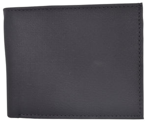 Vegan Leather Bifold RFID Wallets For Men - Cruelty Free Non Leather Mens Wallet With ID Window-menswallet