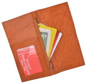 ID Credit Card Money Holder Genuine Leather Bifold Front Pocket Wallet-menswallet