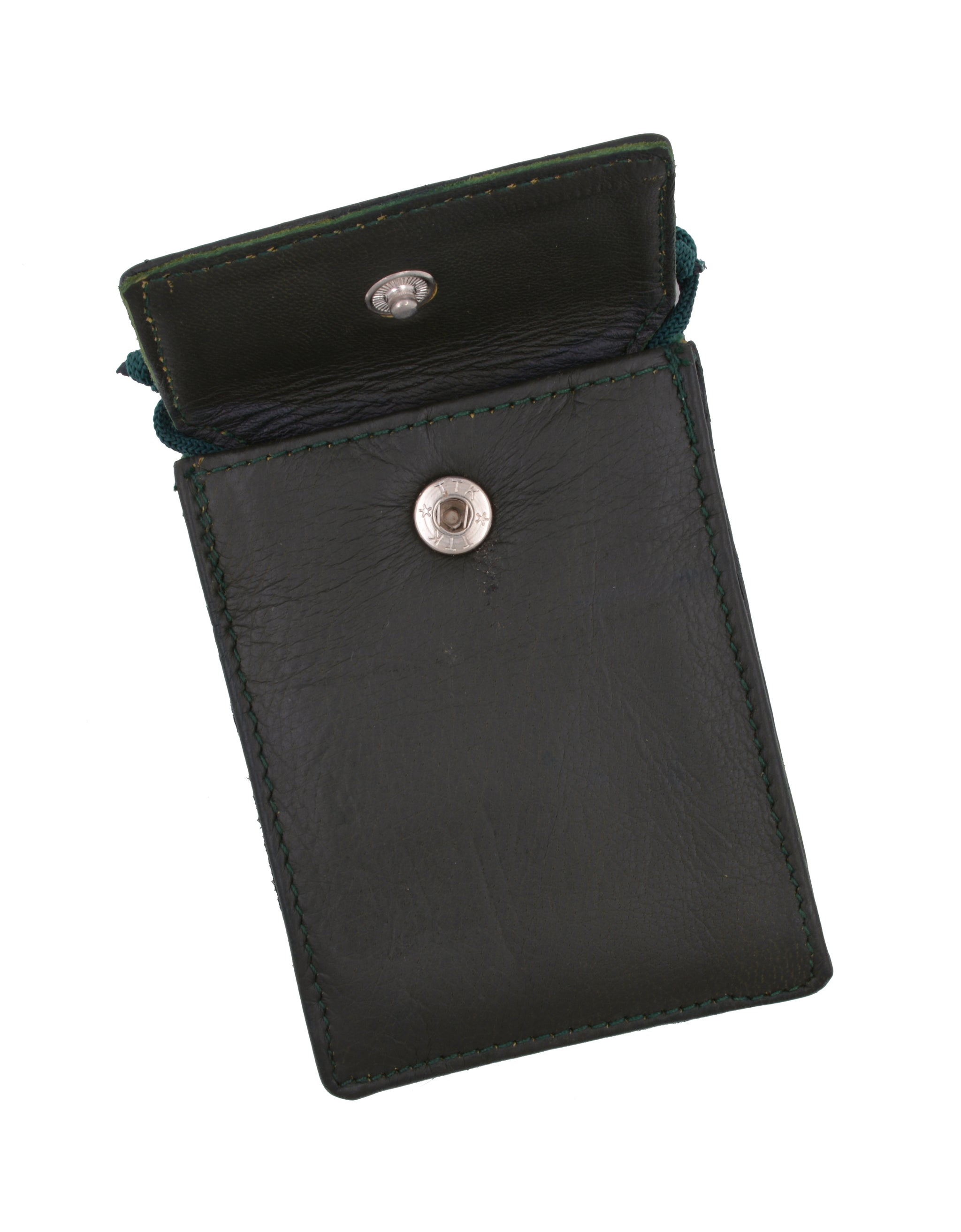 Id Badge Card Holder Leather Vertical Clip Neck Strap Lanyard Necklace Case, Size: 3.1, Green Id Badge Card Holder Leather Vertical Clip Neck Strap Lanyard Necklace Case, Size: 3.1, Green