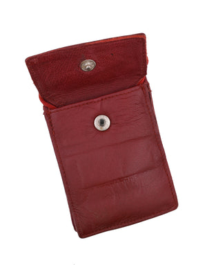 ID Badge Card Holder Leather Vertical Clip Neck Strap Lanyard Necklace Case-menswallet