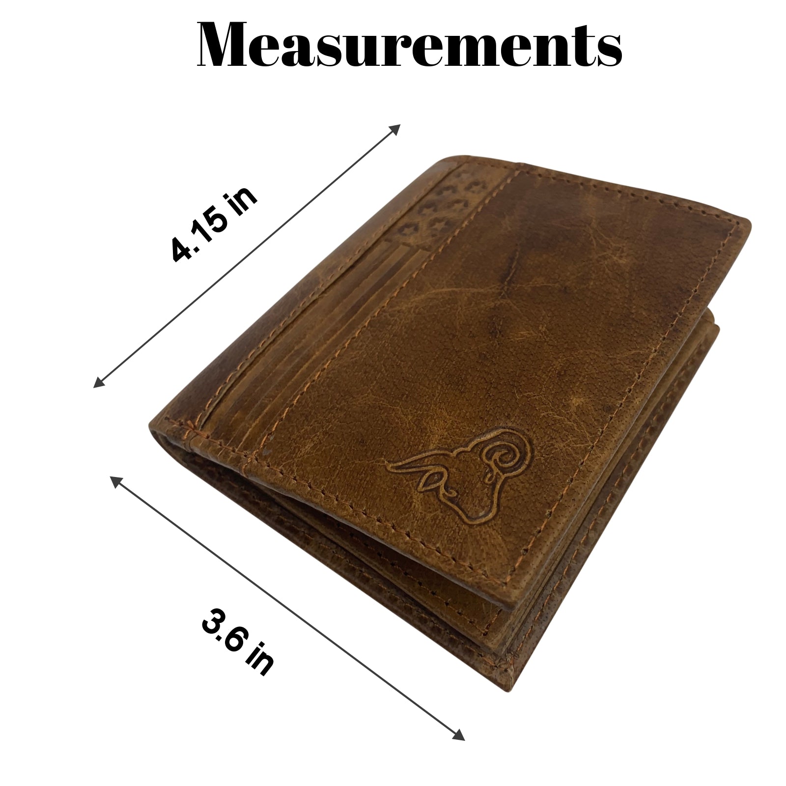 Men's Chain Biker RFID Blocking Genuine Leather L Shape Bifold Wallet USA Series-menswallet