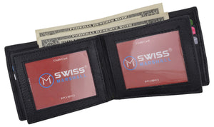 Mens Wallet RFID Blocking Multi Card ID Holder Wallets for Men Bifold Wallet-menswallet