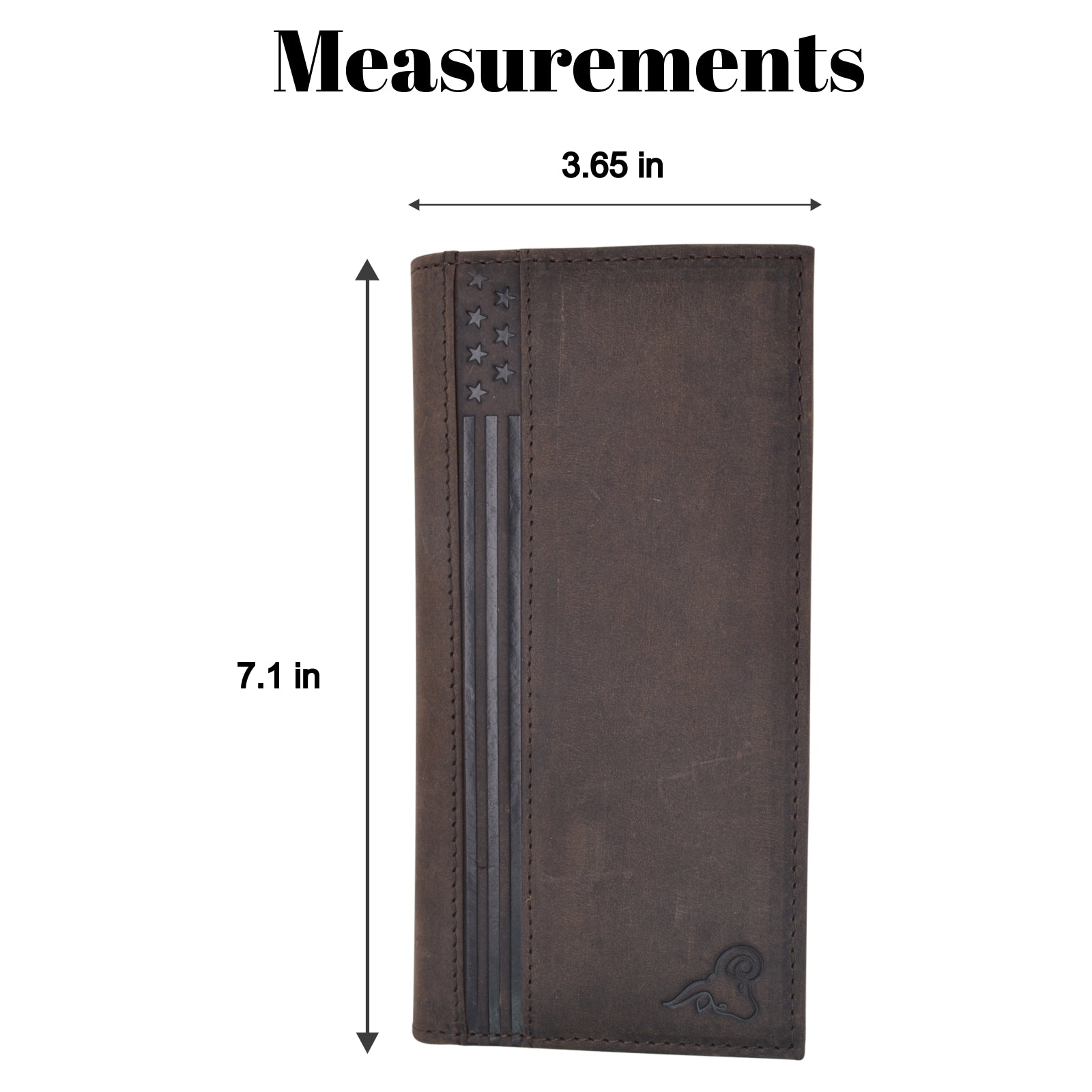 USA Genuine Leather Checkbook Cover For Men & Women Checkbook Holder Wallet RFID Blocking-menswallet