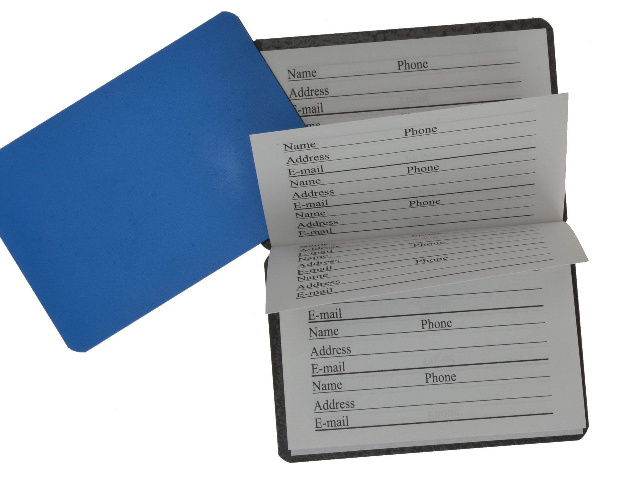 Credit Card Size Address Book Accordion Style with Magnetic Closure - wallets for men's at mens wallet