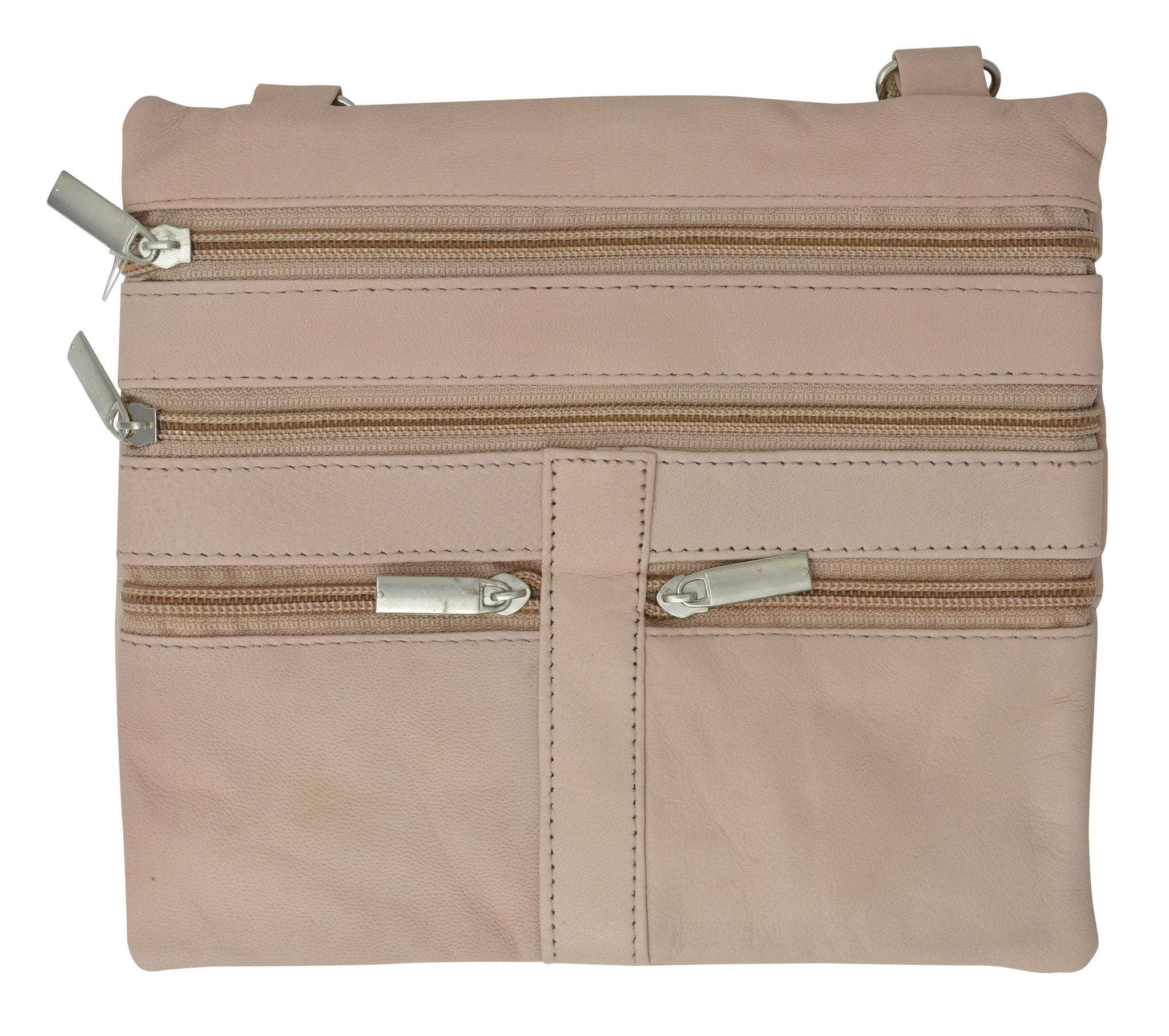 Marshal Wallet Genuine Soft Leather Cross Body Bag Purse Shoulder Bag 5 Pocket Organizer Micro Handbag Travel Wallet Many Colors, Women's, Size: Small
