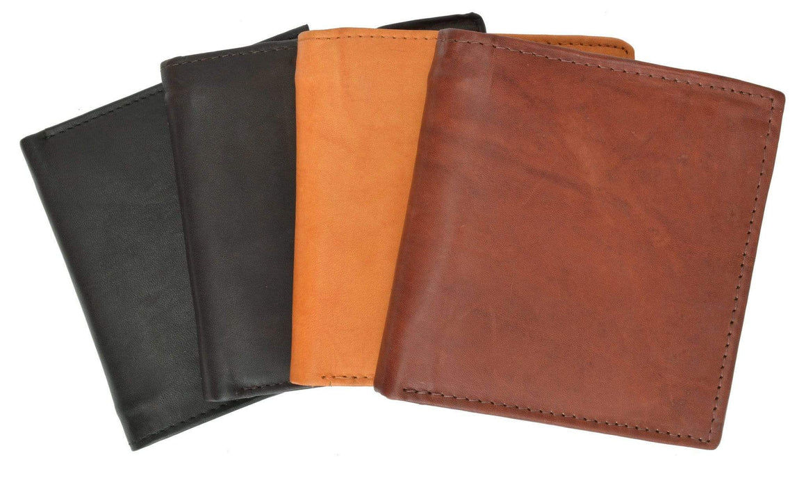 Bifold Business Credit Card Case Leather Wallet 2192 CF-menswallet