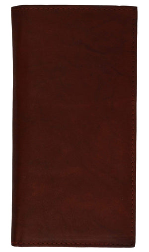 Brand New Hand Crafted Genuine Soft Leather Checkbook Cover Simple 156 CF (C) - wallets for men's at mens wallet