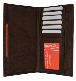 Checkbook Credit Card Holder-genuine leather-menswallet