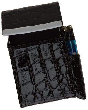 Cigarette Case holder with lighter pocket 92812-menswallet