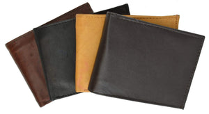 Cowhide Leather Mens Wallet with Center Flap and ID Window 1152 CF-menswallet