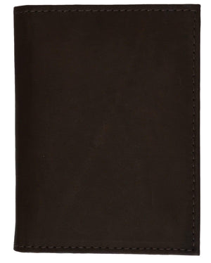 Cowhide Leather Slim L Shape ID Card Holder Bifold Wallet 1309 CF-menswallet