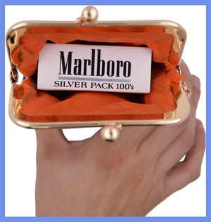 Eel skin Cigarette and Lighter Holder E 342-menswallet