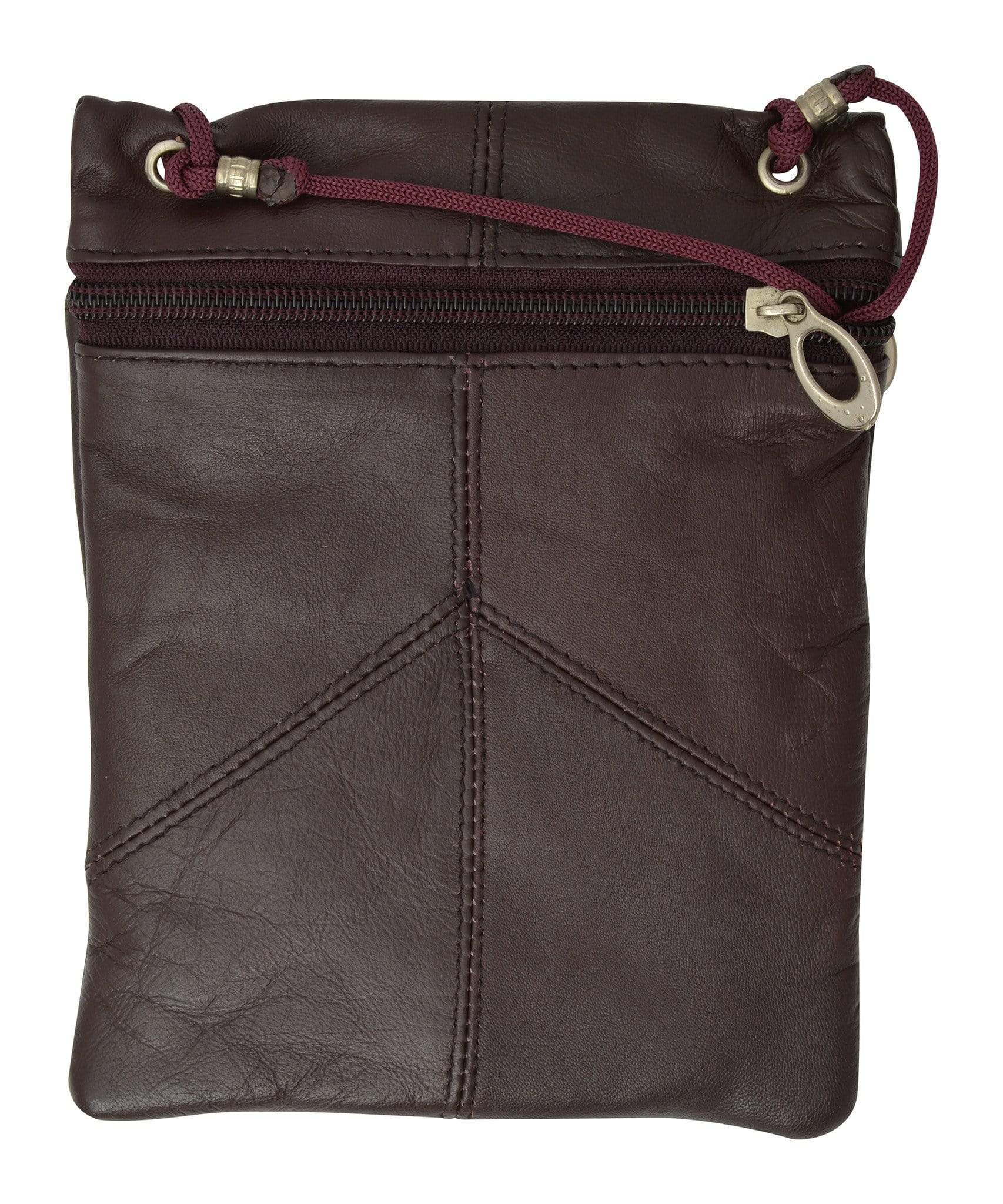 Benetti Brown Vegan Leather Shoulder Bag | Bagular