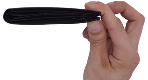 Genuine Cowhide Leather Simple Card Holder Bifold Wallet 758 CF-menswallet
