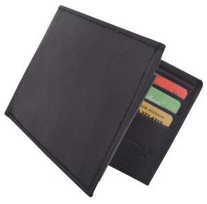 Genuine Lambskin Leather Bifold Snap Pocket Wallet 1154-menswallet