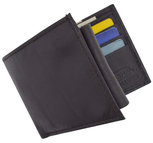 Genuine Lambskin Leather Bifold Snap Pocket Wallet 1154-menswallet
