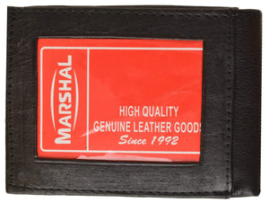 Genuine Leather Bifold Mens Wallet W/Flip-up I.D. Window 786-menswallet